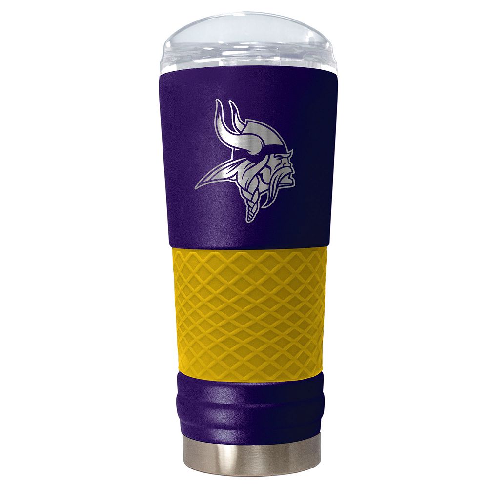 Minnesota Vikings Vacuum Insulated Powder-Coated Tumbler