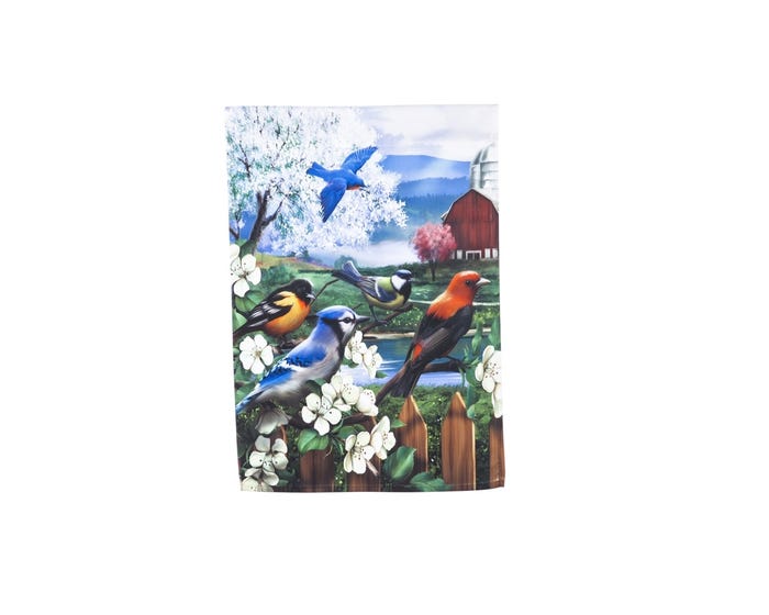 Evergreen Spring Gathering Garden Flag - 14A4774