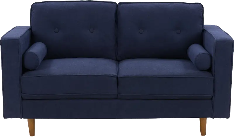 Mulberry Navy Upholstered Loveseat