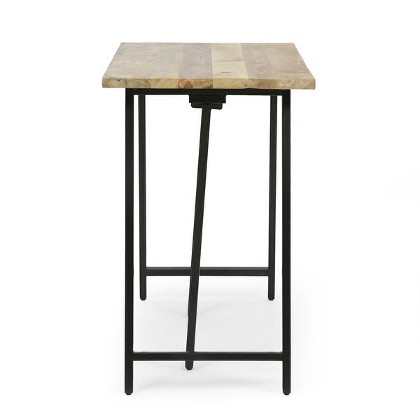 Toccoa Modern Industrial Handmade Mango Wood Console Table by Christopher Knight Home