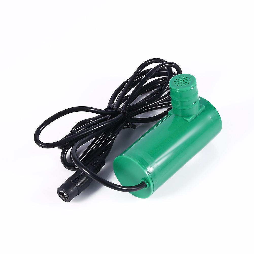 12v Dc Amphibious Submersible Water Pump Hmax 9 M 500 L/h Flow Pond Land Watering Green