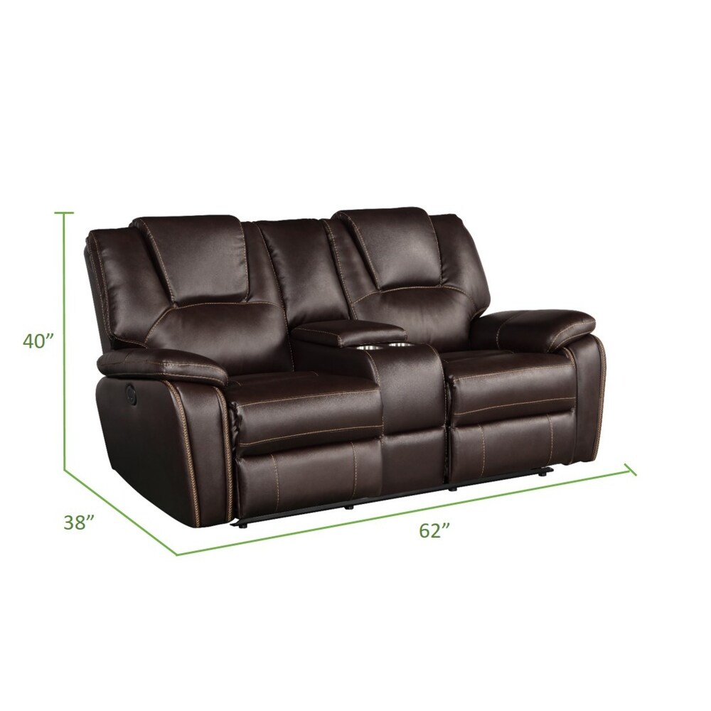 Hong Kong Transitional Style 2PC/3PC Power Reclining   USB Charger Port Sofa Made with Wood