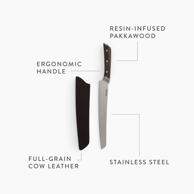 Barebones Brown No 9 Bread Knife