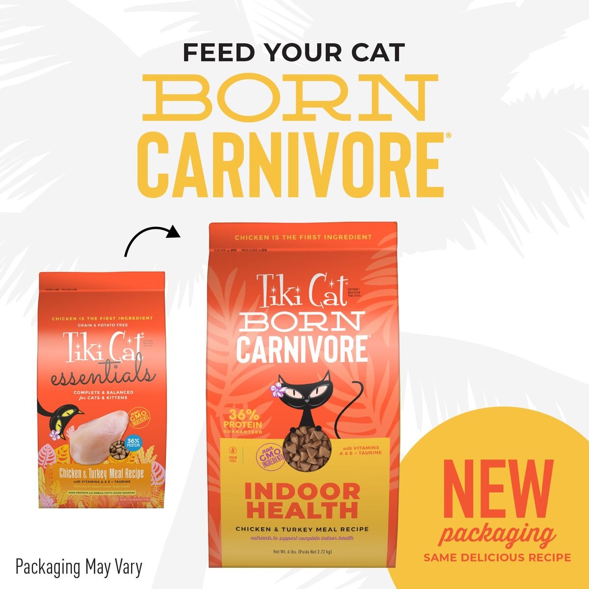 Tiki Cat Essentials Grain-Free Chicken and Turkey Meal Recipe Dry Cat Food