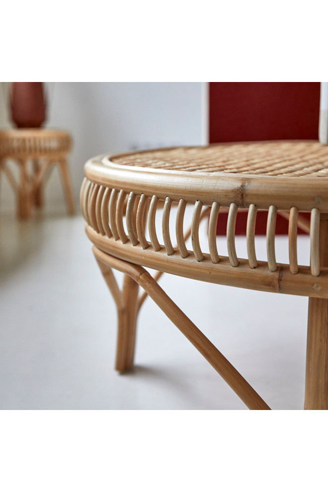 Rattan Modern Coffee Table  Tikamoon Zita   Tropical   Coffee Tables   by Oroa   Distinctive Furniture  Houzz