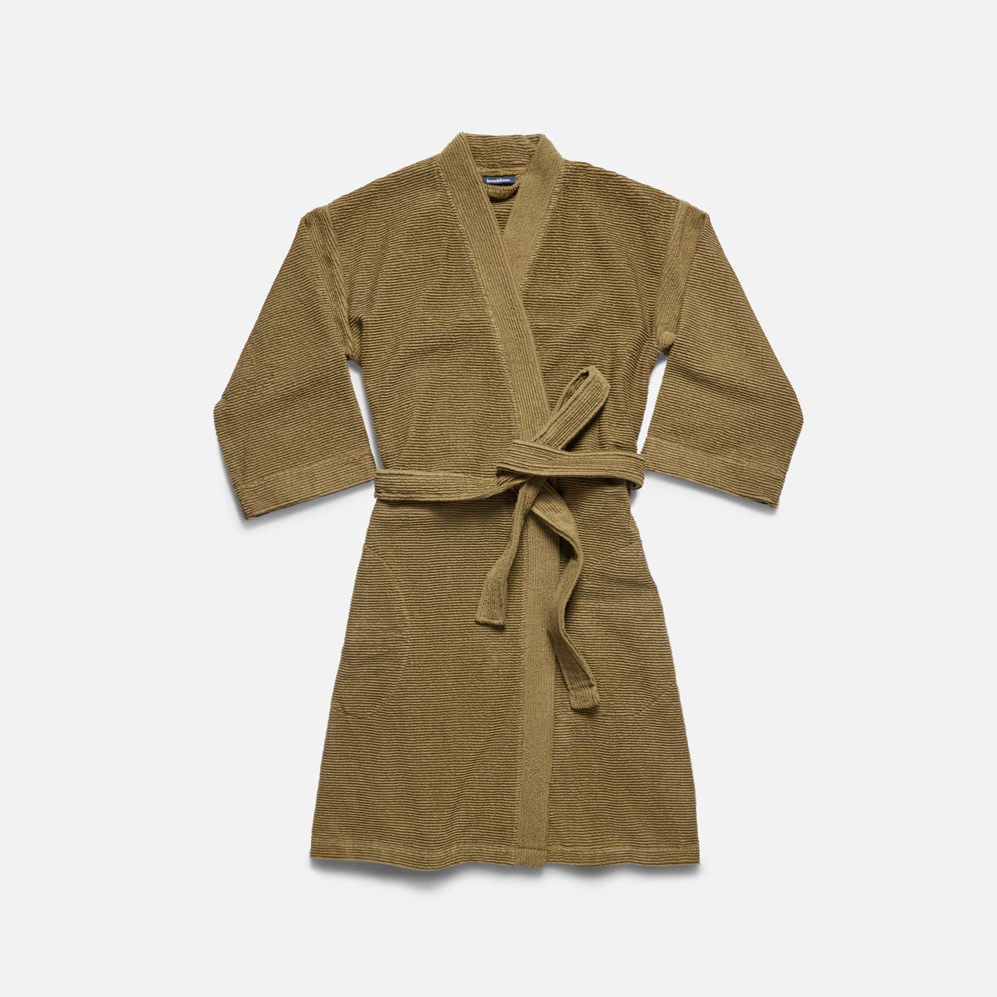 Organic Ribbed Robe - Last Call