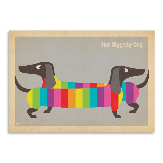 Americanflat Vintage Animal Mod Rainbow Dogs By Anderson Design Group Poster