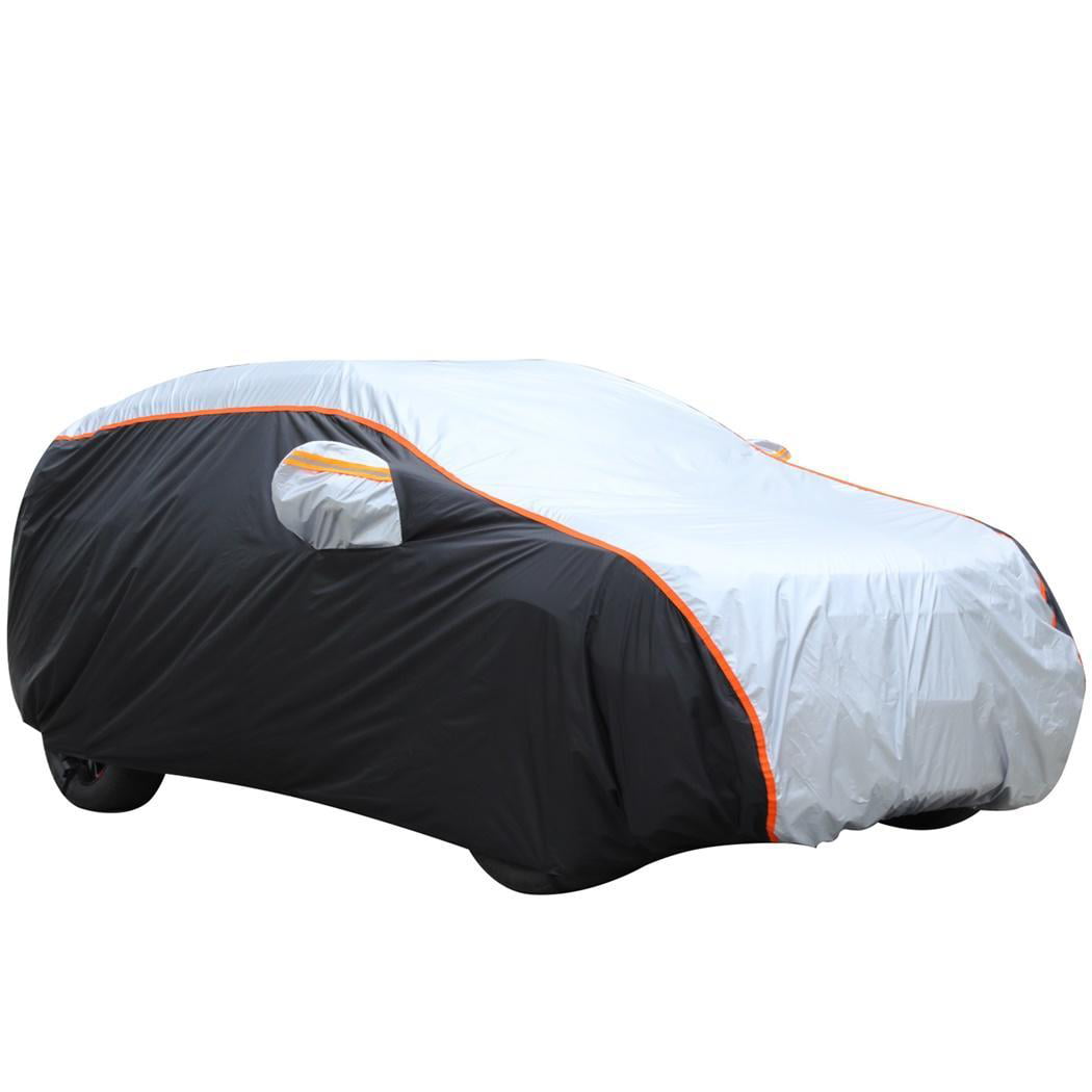 Car Cover UV Protection Waterproof Car Cover All Weather Windproof Outdoor Full car Cover， Universal Fit for SUV Medium Size