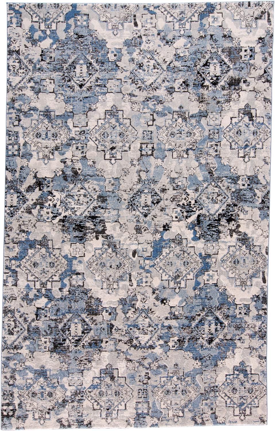 Tullamore Blue and Tan Rug by BD Fine