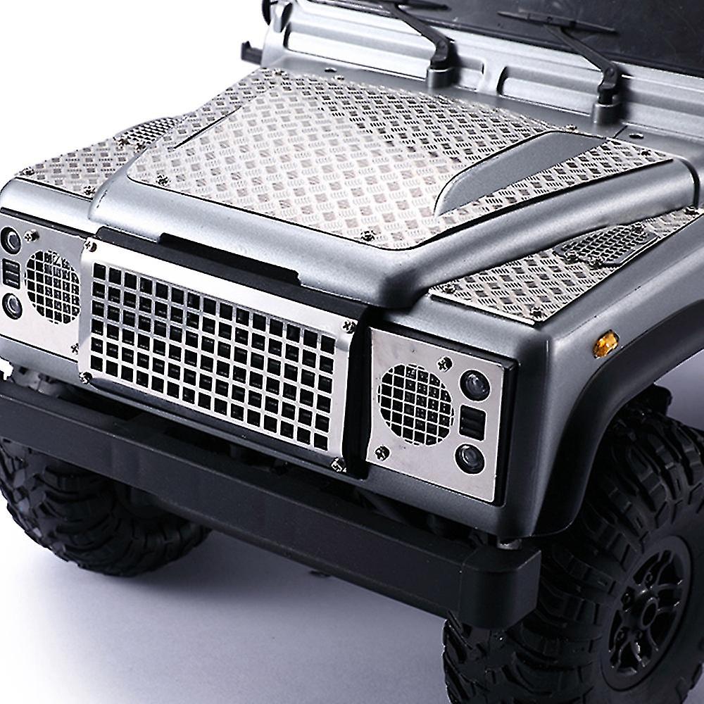 For Mn D90 D99s Mn99s 1/12 Rc Car Upgrade Parts Metal Anti-skid Plate Intake Grille Accessories