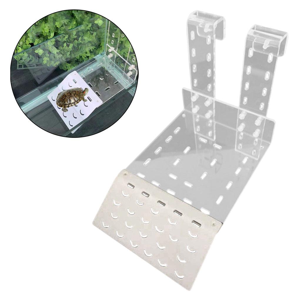 Turtle Basking Platform Climbing Reptile Turtles Dock Frog Tortoise Ramp - 15x21.3cm