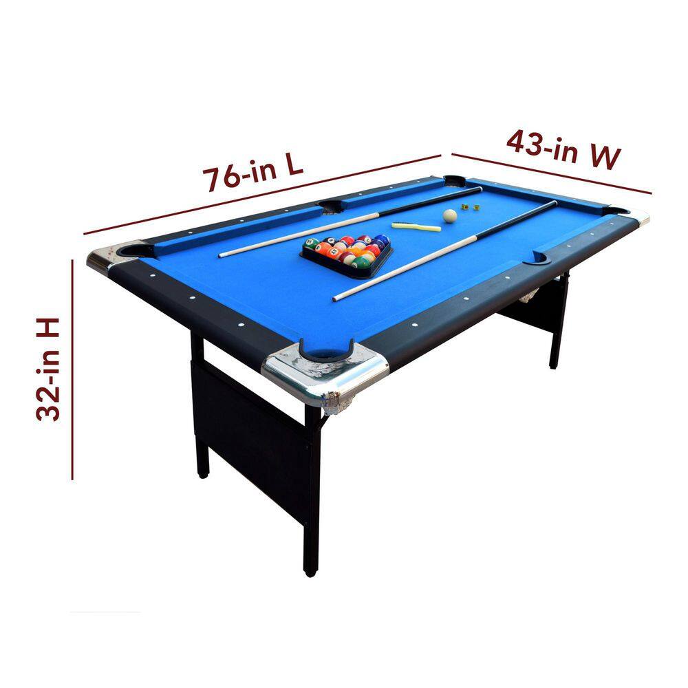 Hathaway Fairmont 6 ft. Portable Pool Table BG2574