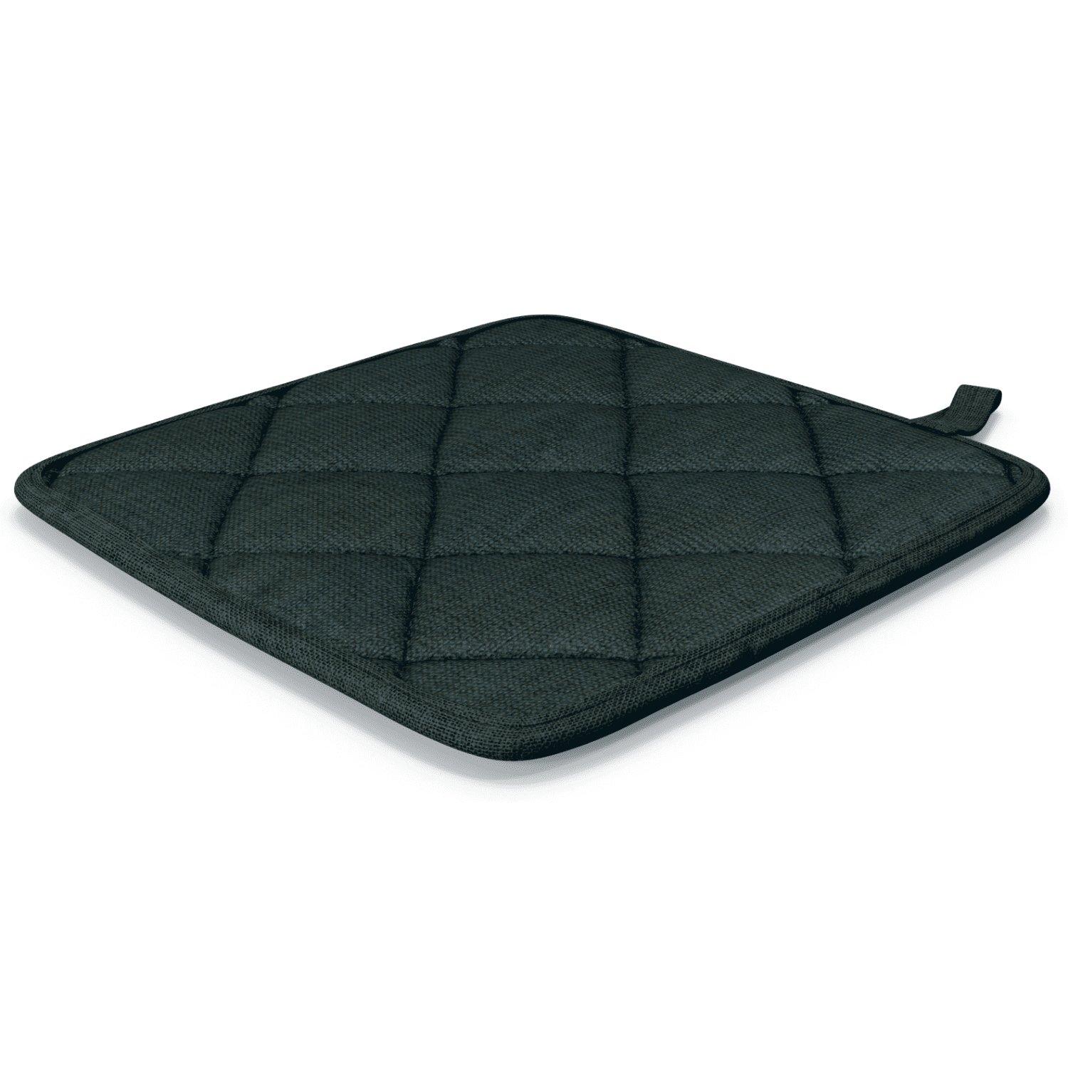 Pot Holders for Kitchen - Pack of four (4) units - Black - 7 Inches