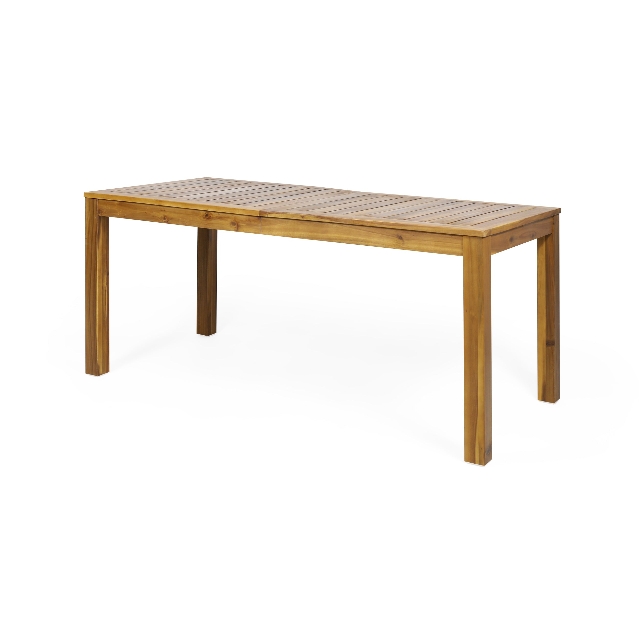 Joviah Outdoor Rustic Acacia Wood Dining Table