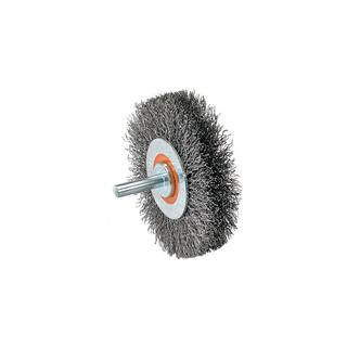 WALTER SURFACE TECHNOLOGIES 3 in. Mounted Brush with Crimped Wires 13C175