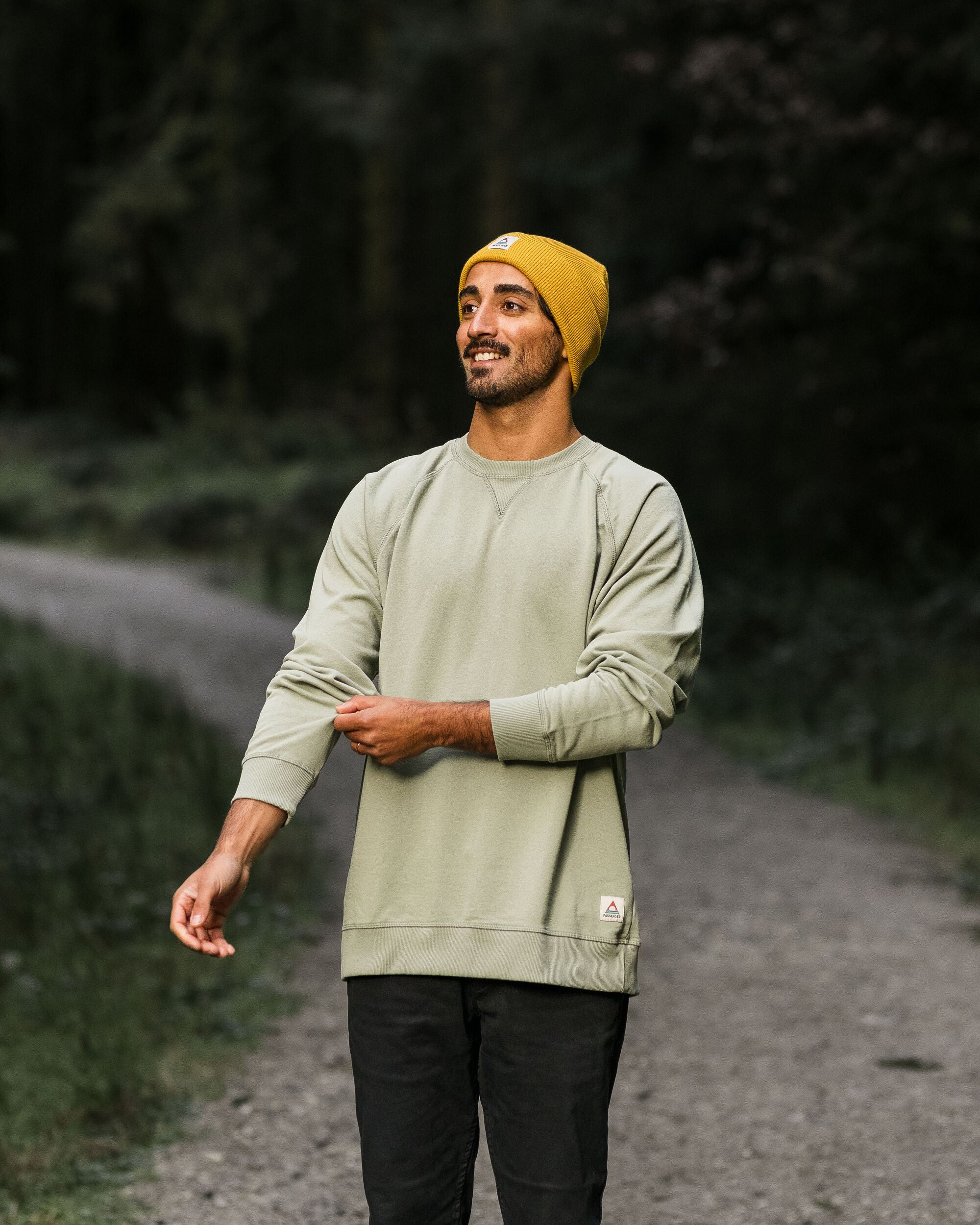 Heritage Recycled Cotton Sweatshirt - Pistachio