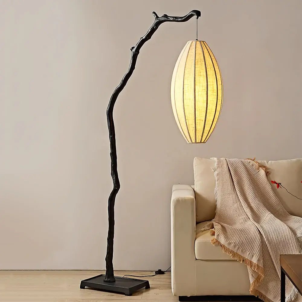 Tree Lantern Sculpture Floor Lamp