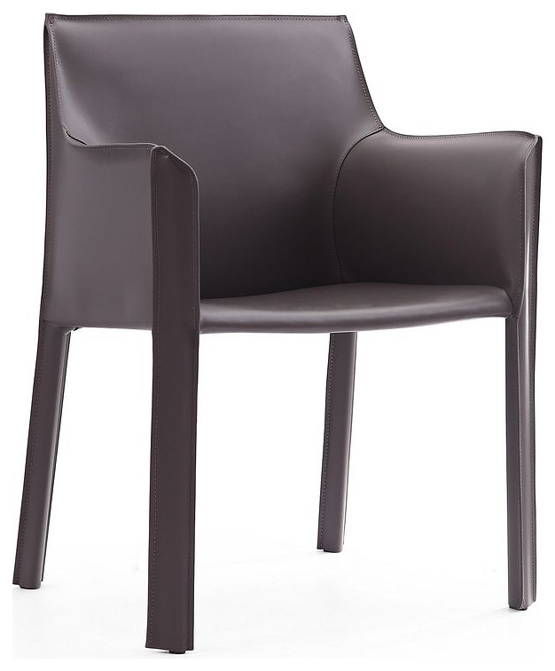 Vogue Arm Chair  Clay  Set of 2   Contemporary   Dining Chairs   by Kolibri Decor  Houzz