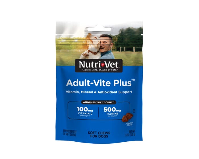 Nutri-Vet Adult-Vite Plus Soft Chews， 70 Count- 1001027