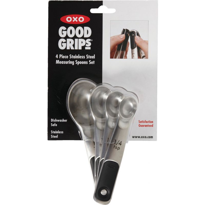 OXO Good Grips Stainless Steel Measuring Spoon Set Black