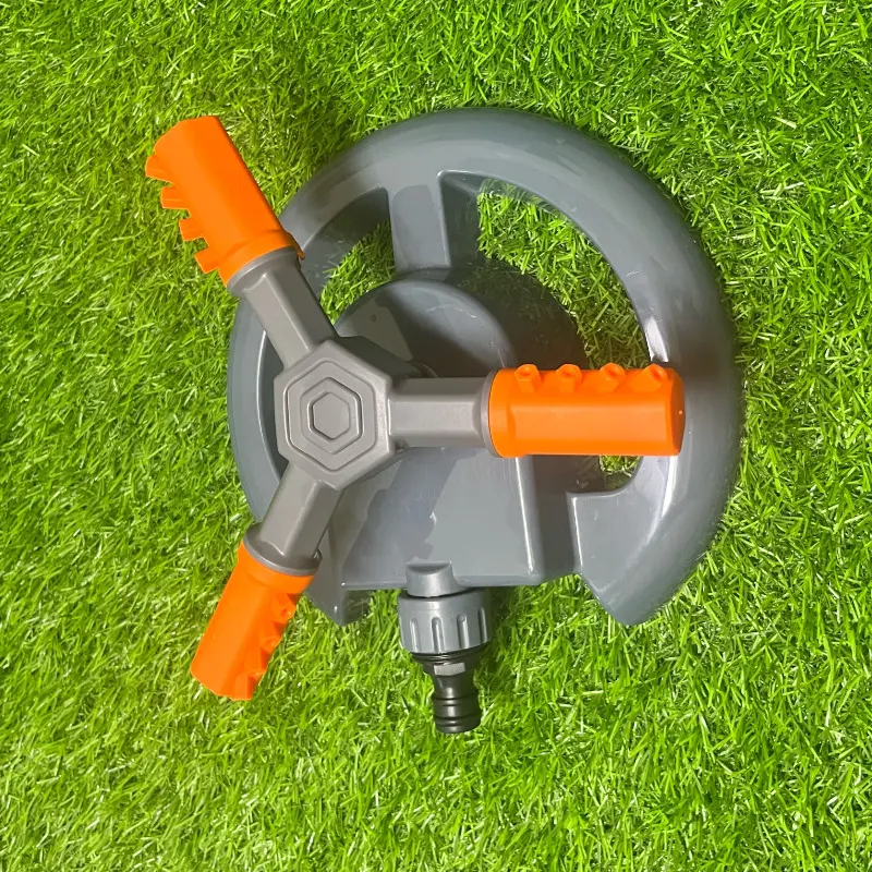 Plastic garden Plants Watering Irrigation Equipment Garden adjustable 360 degree irrigation rotary sprinkler