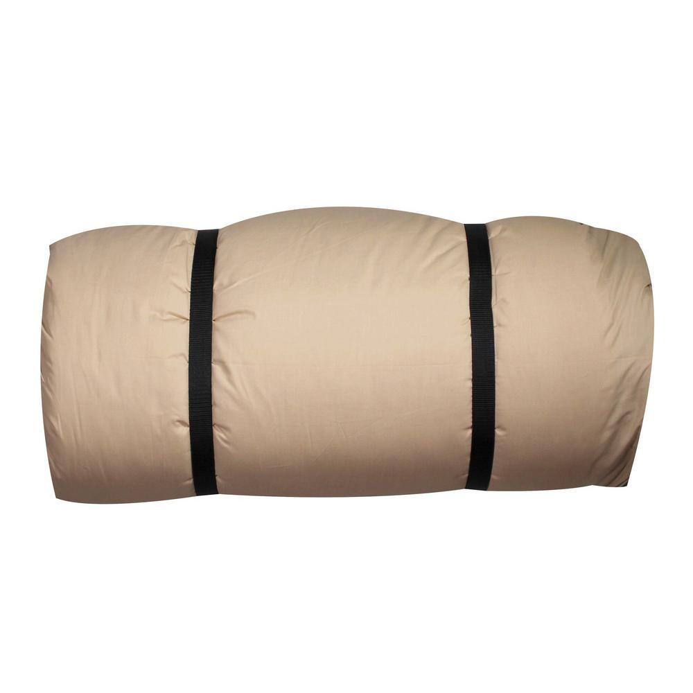 Disc-O-Bed Children's Duvalay with Luxury Cappucino Memory Foam Sleeping Bag and Duvet 50054