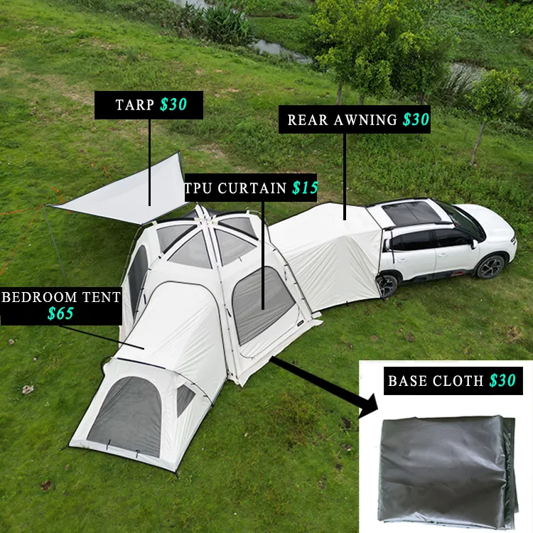 Soon to be sold out!!💝interconnecting dome tents connect pod tent large family tents for camping