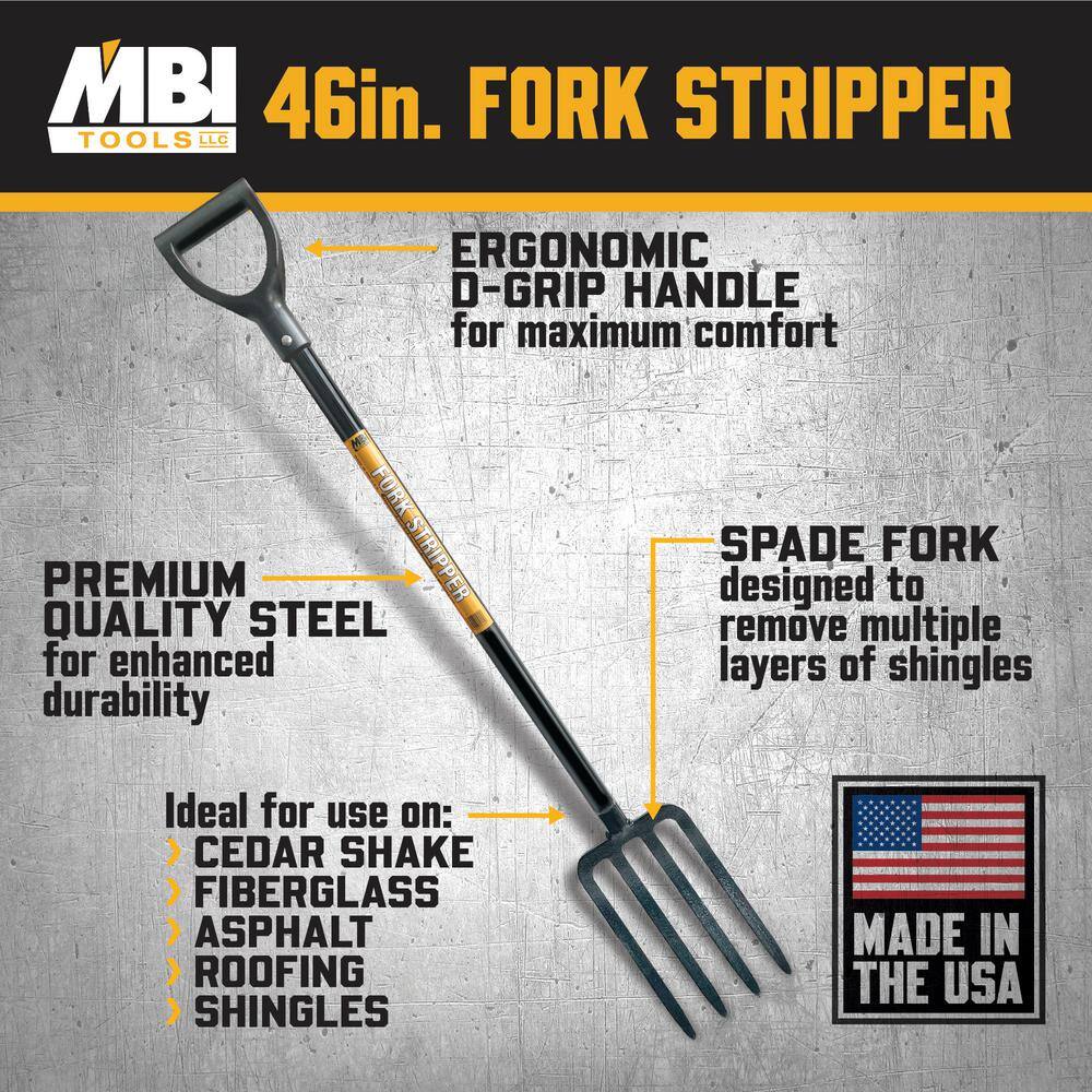 MBI 46 in. Steel Roof Fork - Made In USA MBIFK