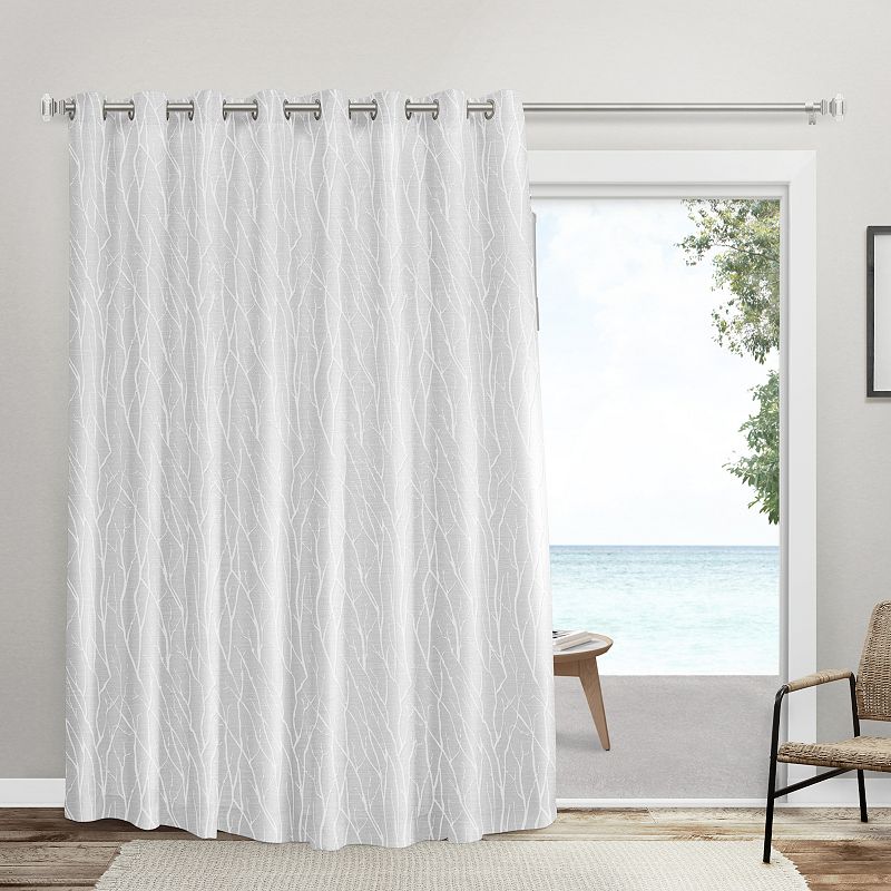 Exclusive Home Forest Hill Patio Woven Blackout Window Curtain