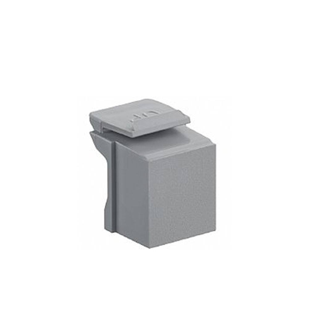 Leviton QuickPort Blank Inserts Gray (10-Pack) 41084-BG