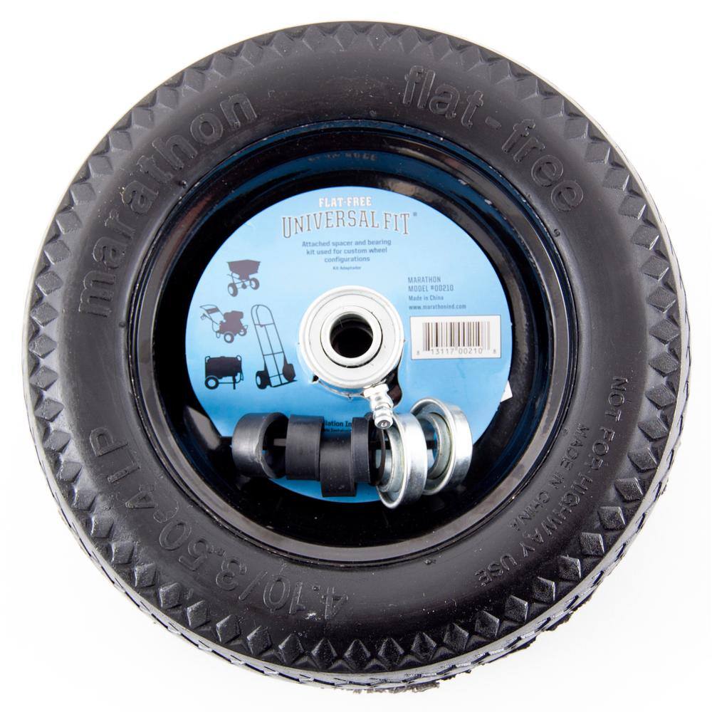 Marathon 10.5 in. Flat Free Universal Hand Truck Wheel 00210