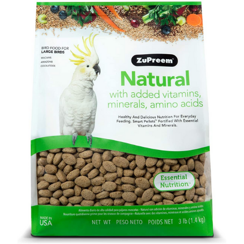 ZuPreem Maintenance Natural Bird Food for Large Birds