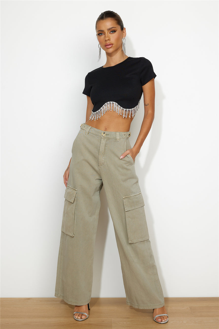 Own The Show Pants Khaki