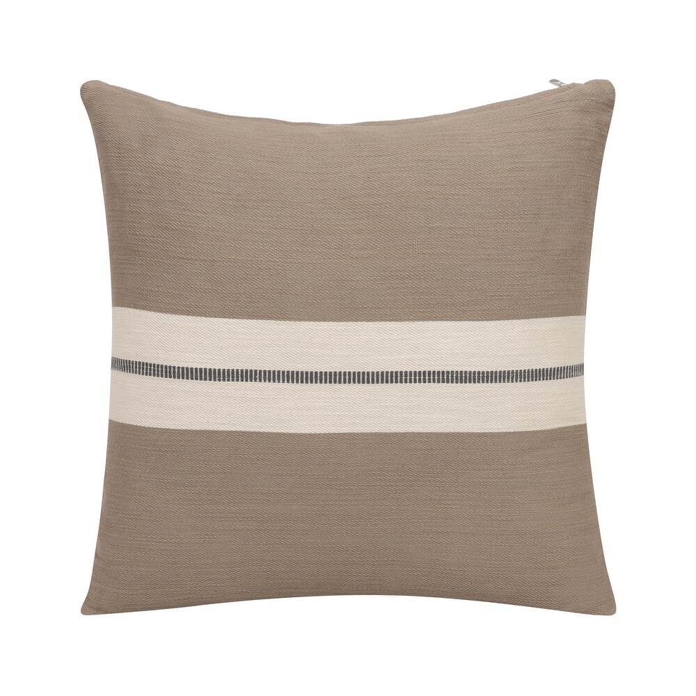 Sevita Striped Cotton Throw Pillow