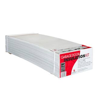 Garage Door Insulation Kit (8 ReflectiveWhite Panels) GDIKSPF