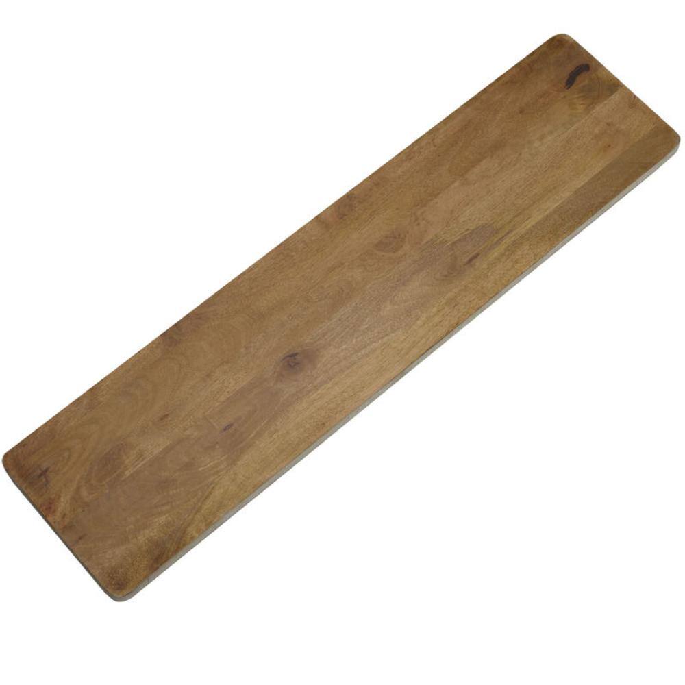 FITZ and FLOYD Austin Craft Primative White Long Serving Board 5286479