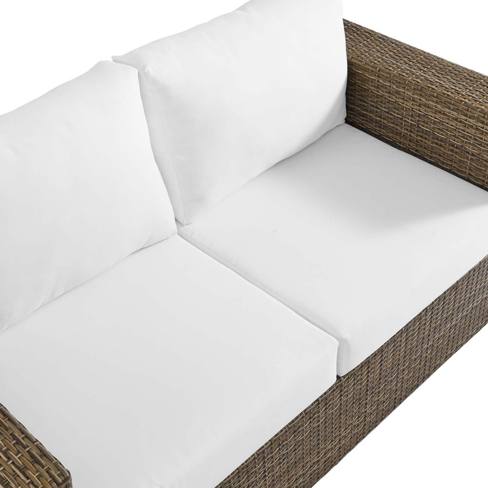 MODWAY Convene Outdoor Patio Outdoor Patio Loveseat   Tropical   Outdoor Loveseats   by First of a Kind USA Inc  Houzz