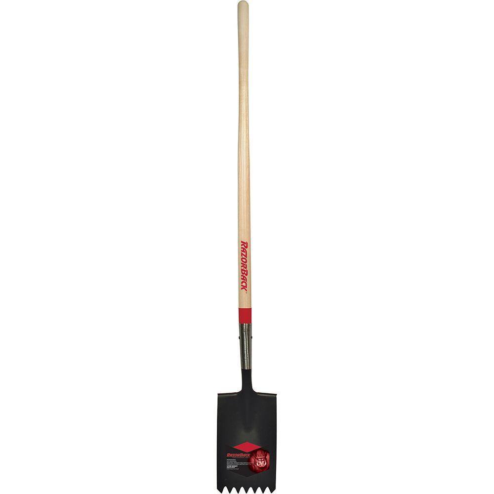 Razor-Back 48 in. Wood Handle Roof Shovel 46141