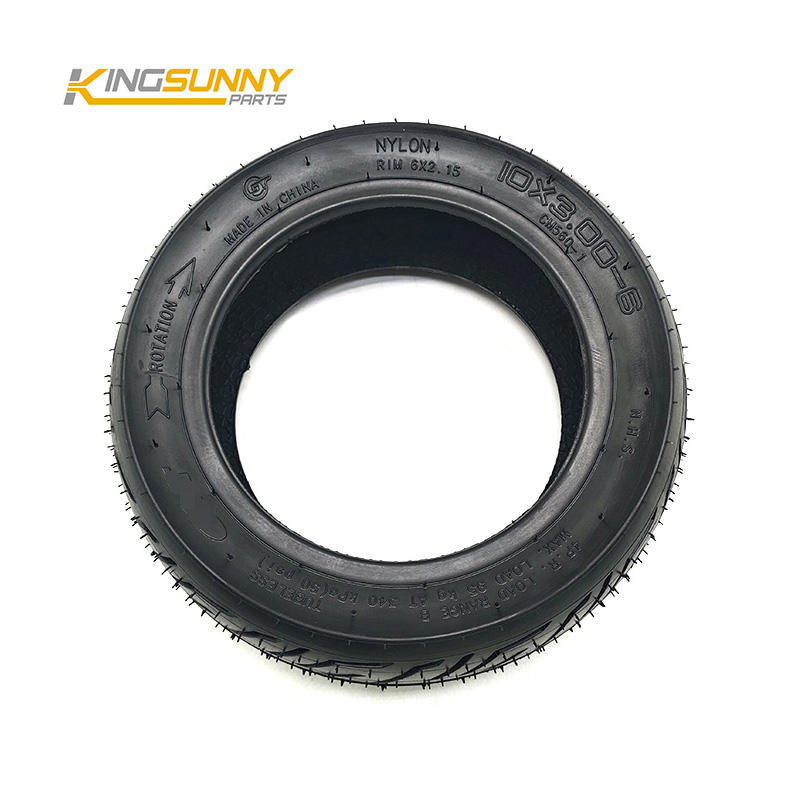 High Quality 10*3.0 6 Inch Rubber Vacuum Tire For Electric Scooter Parts