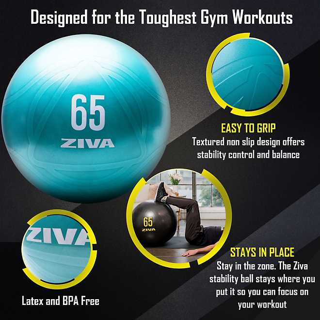 ZIVA Chic Anti-Burst Core Fit Ball