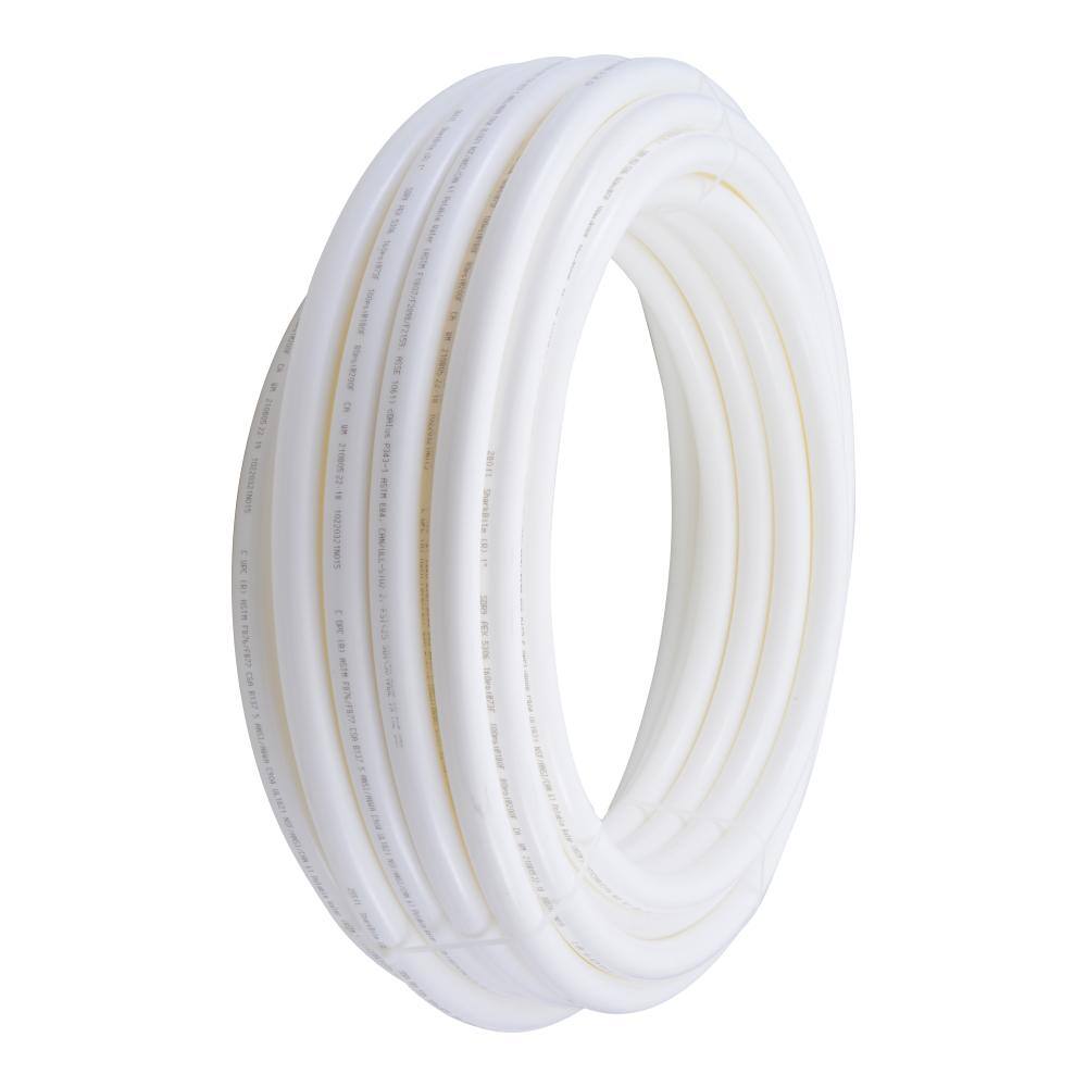 SharkBite 1 in. x 100 ft. Coil White PEX-B Pipe U880W100