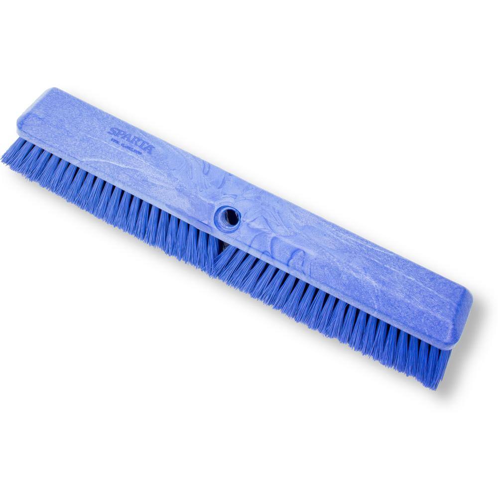 CFS Brands Sparta 18 in. Blue Polypropylene Push Broom Head (12-Pack) 41890EC14