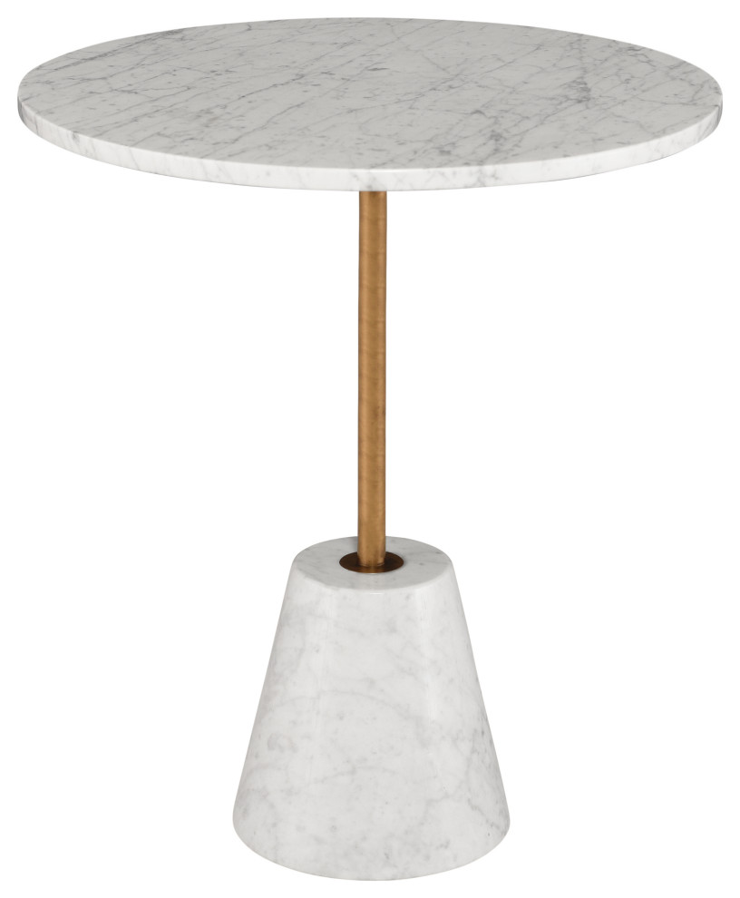 Bianca Side Table  White   Side Tables And End Tables   by Nuevo  Houzz