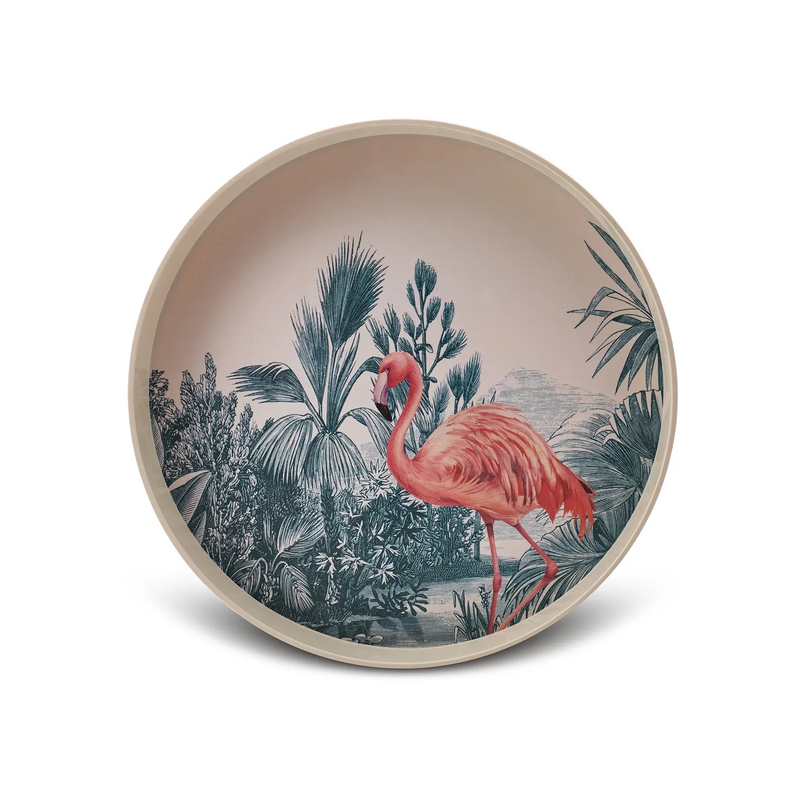 Karaca Jungle Melamine Round Tray 30 Cm 153.03.06.7657