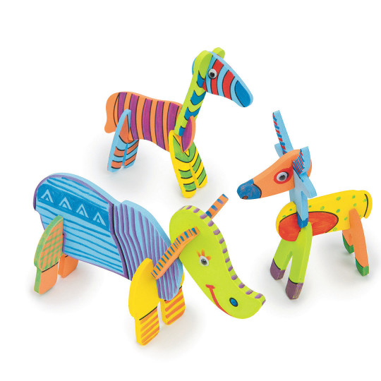 S S Worldwide Wacky Animals Craft Kit