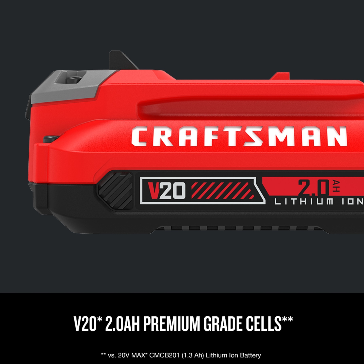 Craftsman V20 CMCB202-2 20 V 2 Ah Lithium-Ion Battery Pack 2 pc