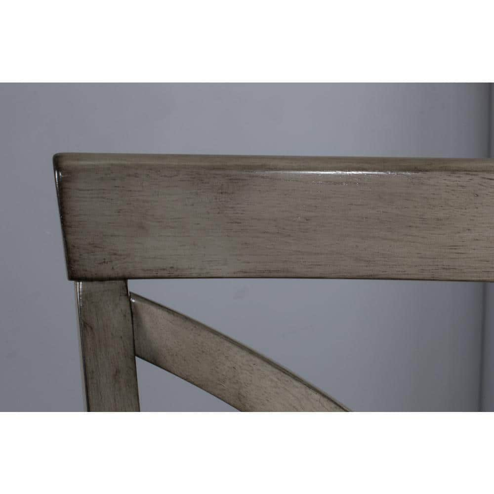 Hillsdale Furniture Ellendale 31.25 in. Aged Gray Bar Stool 5304-831