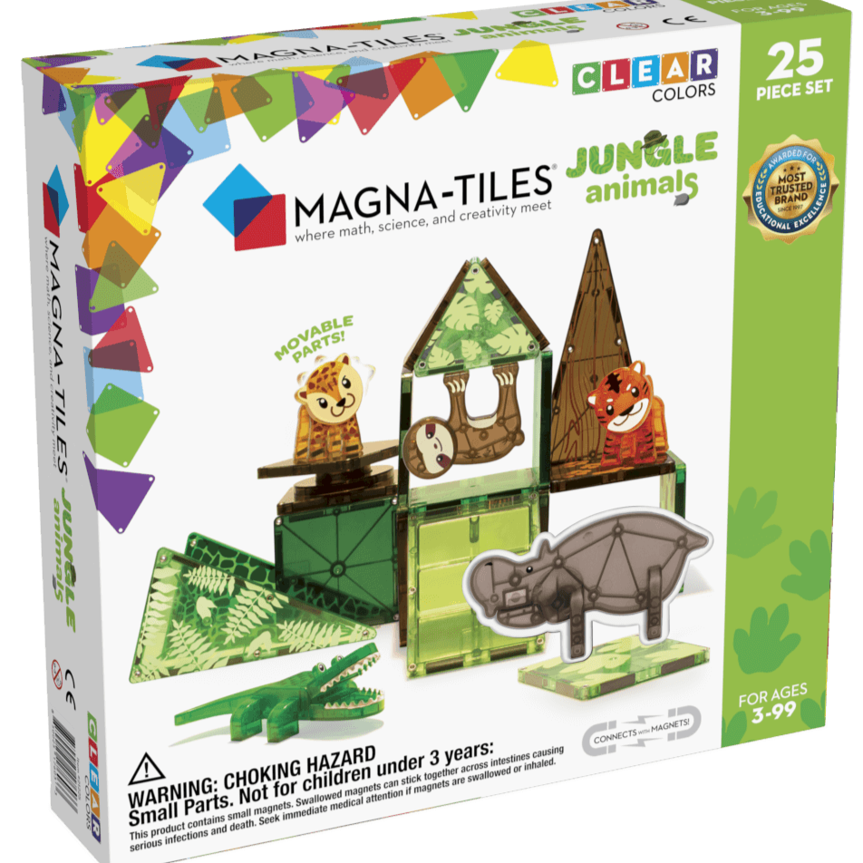 Jungle Animals 25 Piece Set by Magna-Tiles