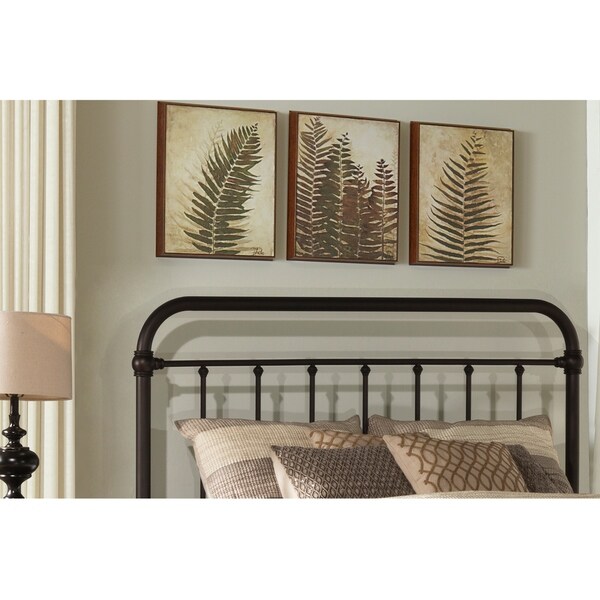 Hillsdale Furniture Kirkland Metal Headboard， Dark Bronze - - 28116619