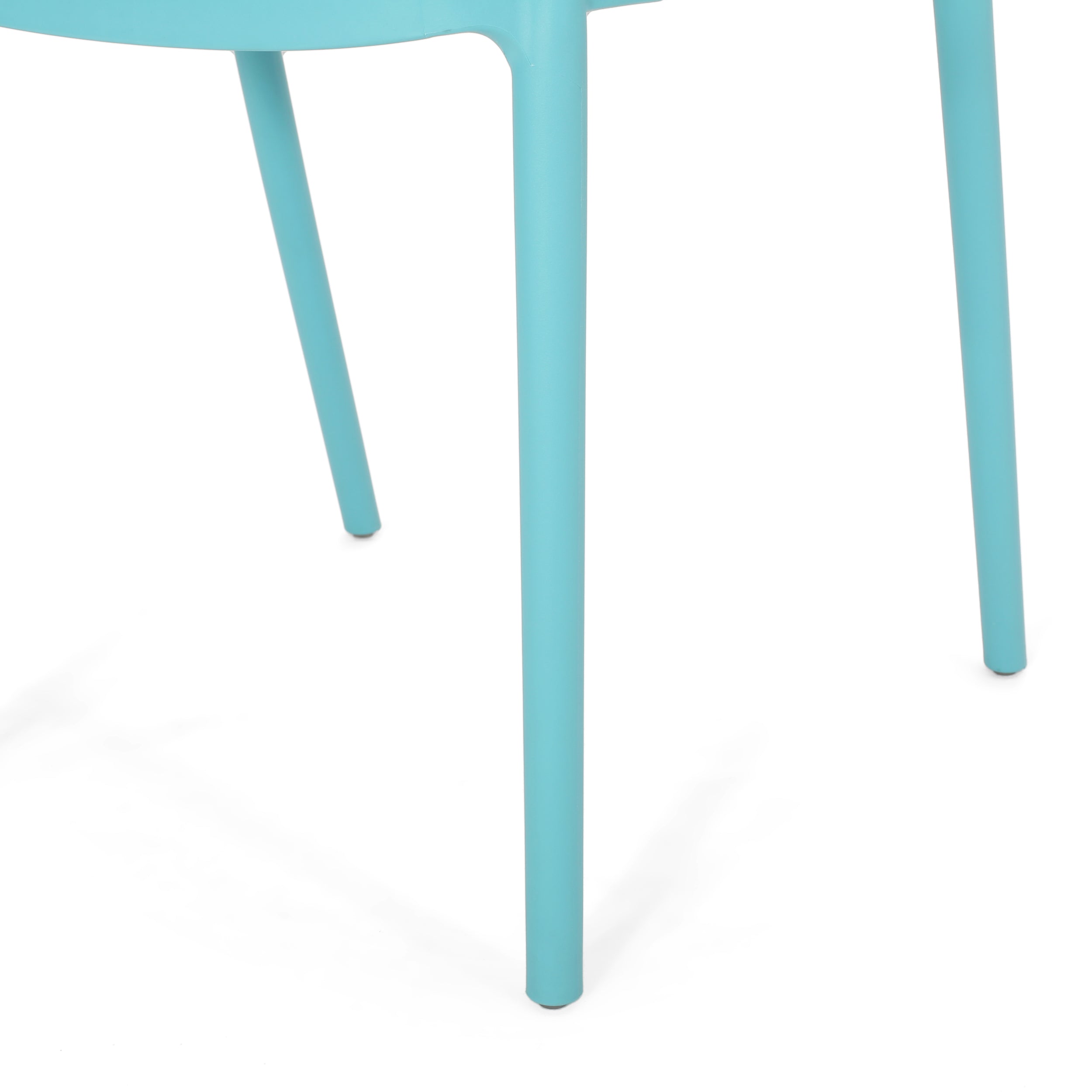 Cecelia Outdoor Modern Stacking Dining Chairs